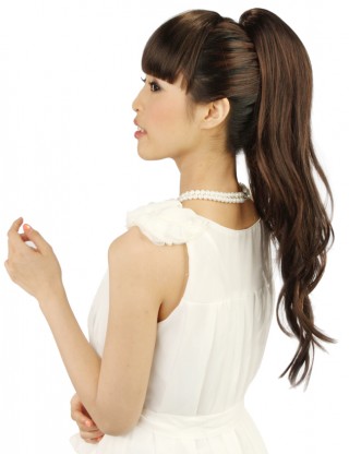 Wigs2you 馬尾 日本正品 長 微卷 時尚 夾式馬尾 甜美可愛型WS-5015-DB